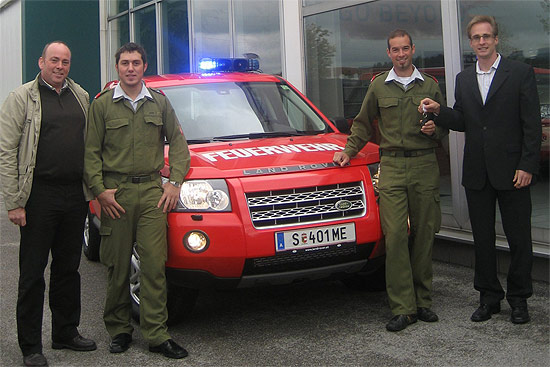 Land Rover: Verstrkung fr die Freiwillige Feuerwehr Steyr ...
