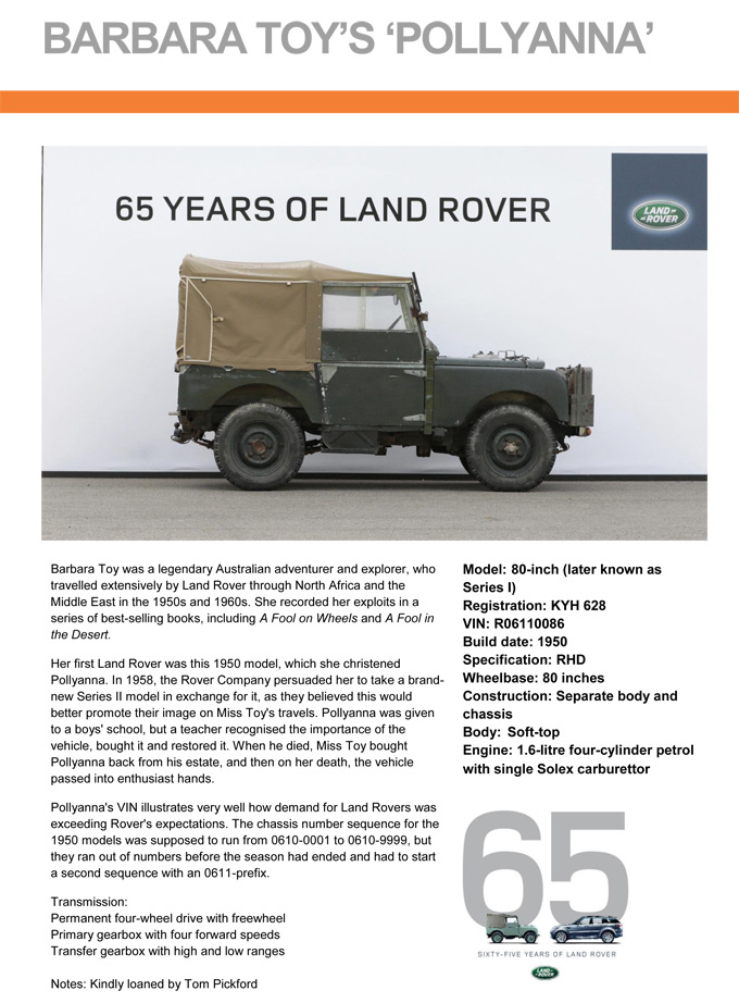 Land Rover Expedition: Zum Vergrern klicken!