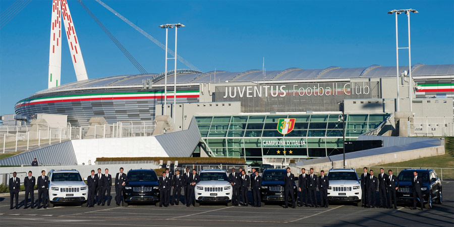 Juventus Turin fhrt Jeep Grand Cherokee