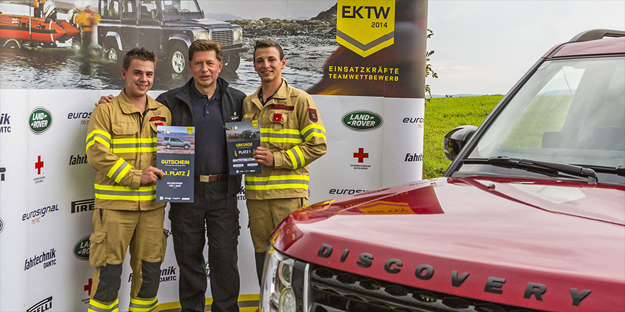 Land Rover Einsatzkrfte-Teamwettbewerb 2014: Die Sieger
