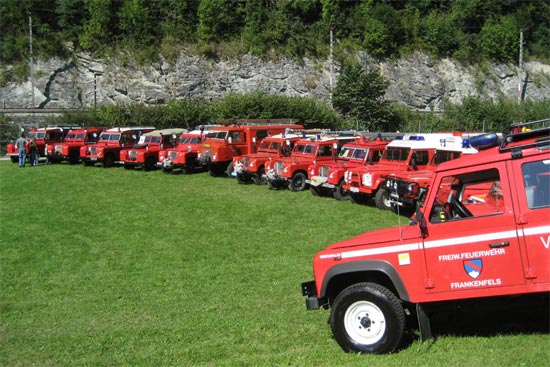Freiwillige Feuerwehr Frankenfels setzt seit 50 Jahren auf Land Rover