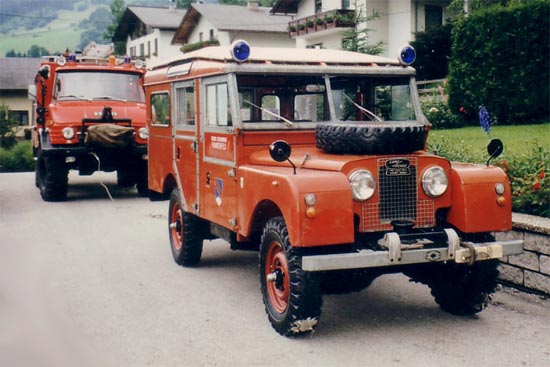 Freiwillige Feuerwehr Frankenfels setzt seit 50 Jahren auf Land Rover