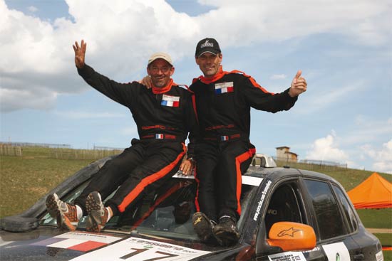 Christian Lavieille und Francois Borsotto bei der Transsyberia Rallye 2008 