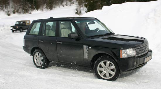 Land Rover Winter Driving