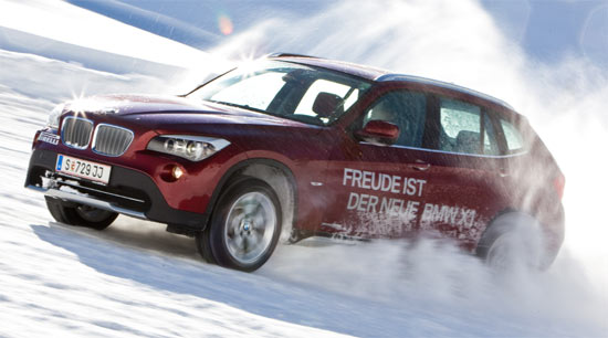 BMW X1 bei der "Winterfreude"