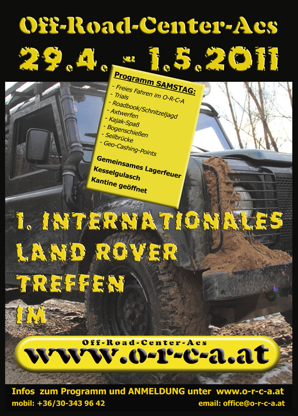 1. Land Rover Treffen in Acs / Ungarn