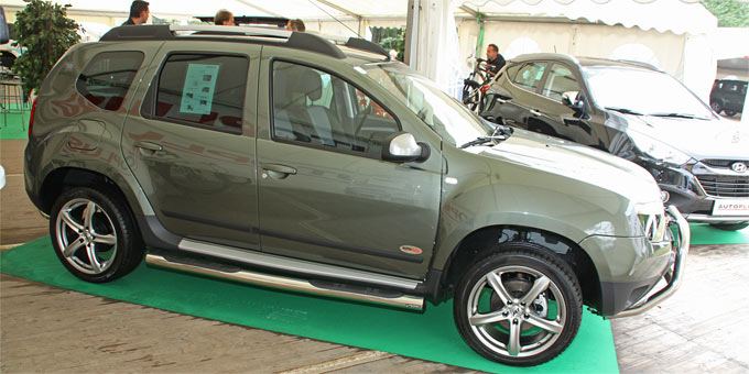 AUTOPLUS auf der Allradmesse 2012 - der Dacia Duster. Zum Vergrößern klicken!
