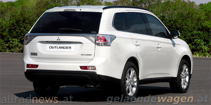 Mitsubishi Outlander, Modelljahr 2012: Zum Vergrern klicken