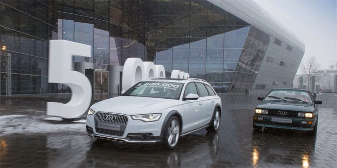 Audi quattro: 33 Jahre Allradtechnologie: Zum Vergrößern klicken!