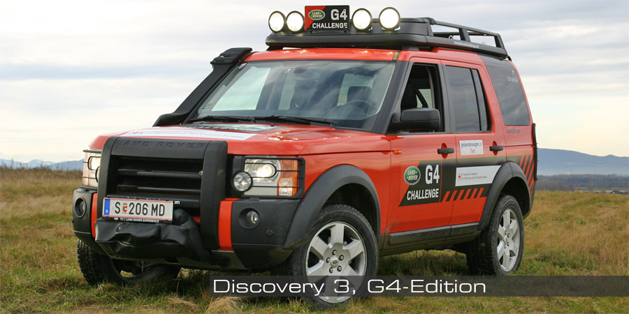 Der Land Rover Discovery, 3. Generation, G4-Edition