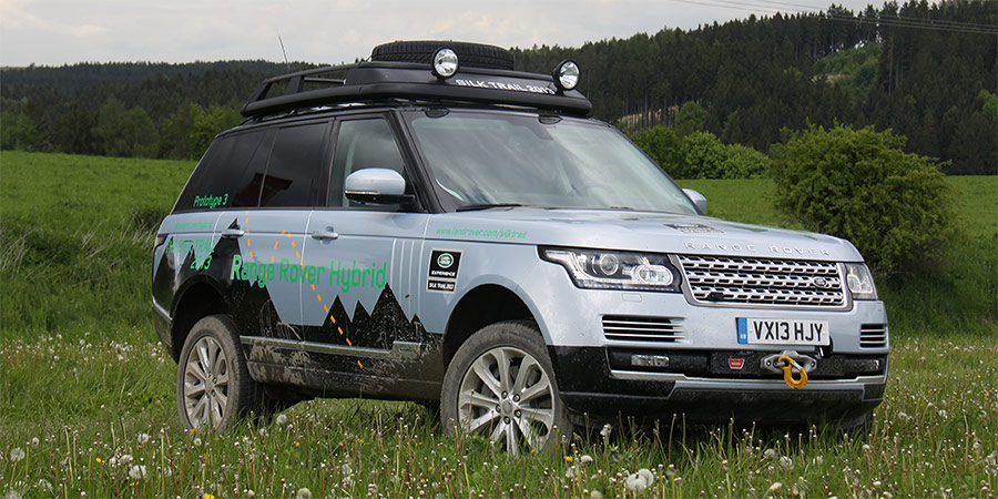 Der Range Rover Hybrid Prototyp