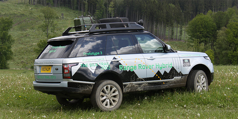 Der Range Rover Hybrid Prototyp
