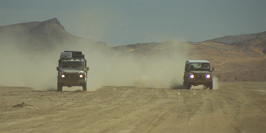 Marokko 1997 mit dem Land Rover Defender 110 300 TdI