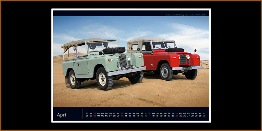 Der neue Land Rover Kalender von Landykult